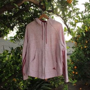 ADIDAS WOMENS ZIP UP SWEATER HOODIE